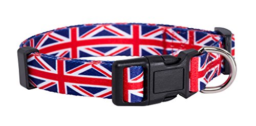 Native Pup Union Jack Halsband Dog Collar- UK Flagge, Medium, Union Jack Native Pup Union Jack Halsband Dog Collar- UK Flagge, Medium, Union Jack von Native Pup