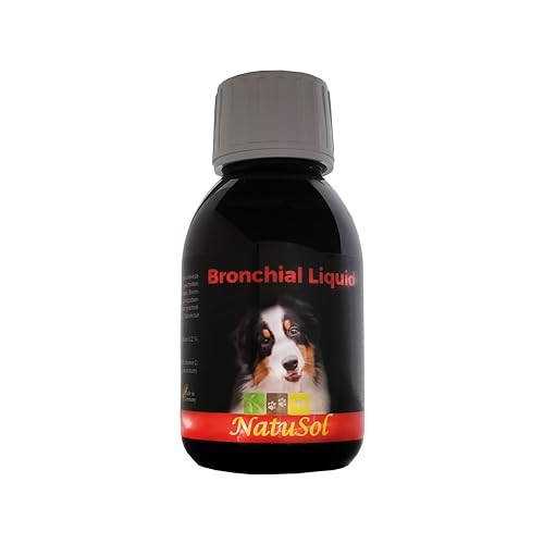 NatuSol Bronchial Liquid für Hunde - Wertvolle Zusammensetzung zur Unterstützung der Atemwege von NatuSol