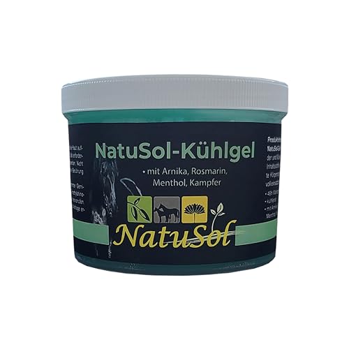 NatuSol Gel für Pferde - kühlend, mit Arnika, Rosmarin, Menthol & Kampfer von NatuSol