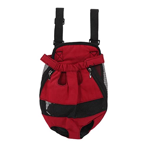 Haustier-Brustrucksack, Atmungsaktive Haustier-Reisetasche, Tragbare Hunde-Frontträger-Rucksäcke Für Kleine Mittelgroße Hunde, Katzen, Motorrad, Wandern, Spazierengehen Innerhalb von 3 kg(S) von Natudeco