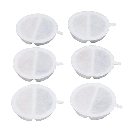 Natudeco 6 Stück Katzen-Wasserbrunnenfilter, Ersatz-Wasserspenderfilter für Haustiere, Trinkbrunnen-Ersatzfilter Natudeco 6 Stück Katzen-Wasserbrunnenfilter, Ersatz-Wasserspenderfilter für Haustiere, Trinkbrunnen-Ersatzfilter von Natudeco