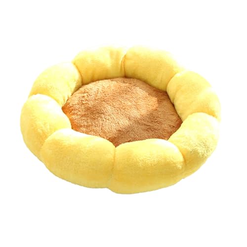 Natudeco Haustierbett, Katzenbetten, Hundebett, niedliche Blumenform, für drinnen und draußen, Katzen, beruhigende Haustierbetten, rundes Hundebett für Welpen, Kätzchen, Natudeco Haustierbett, Katzenbetten, Hundebett, niedliche Blumenform, für drinnen und draußen, Katzen, beruhigende Haustierbetten, rundes Hundebett für Welpen, Kätzchen, von Natudeco