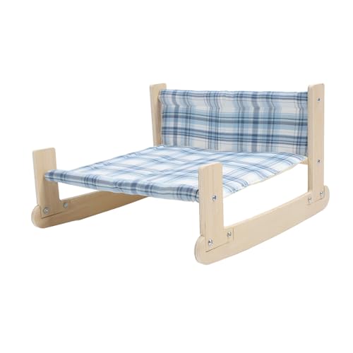 Natudeco Katzenhängematte, weich, bequem, abnehmbares Hundebett, große erhöhte Haustier-Hängematte, Strandkorb mit Montagezubehör für drinnen und draußen Natudeco Katzenhängematte, weich, bequem, abnehmbares Hundebett, große erhöhte Haustier-Hängematte, Strandkorb mit Montagezubehör für drinnen und draußen von Natudeco