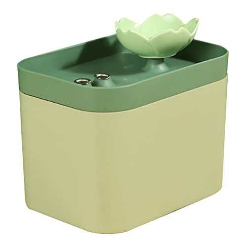 Natudeco Katzenwasserspender, Haustierbrunnen, Katzenwasserbrunnen, Haustierwasserbrunnen, Katzentrinkbrunnen, automatisch, kabellos, mit Ersatzfilter für Katzen, Hunde im (Naturdecoq6LF-12) von Natudeco