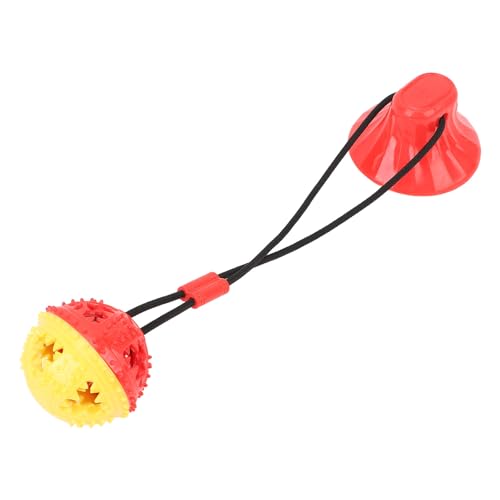 Natudeco Kauspielzeug für Hunde, interaktives, auslaufsicheres Futter, Saugnapf, Ball, Zahnreinigung, Leckerli-Spenderbecher, langsames Füttern, weiches TPR-Quietschspielzeug für Natudeco Kauspielzeug für Hunde, interaktives, auslaufsicheres Futter, Saugnapf, Ball, Zahnreinigung, Leckerli-Spenderbecher, langsames Füttern, weiches TPR-Quietschspielzeug für von Natudeco