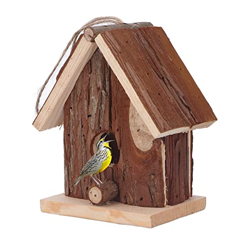 Natudeco Multi-Holz-Vogelhaus zum Aufhängen, Tauben-Nistkasten, Vintage-Tannenholz, Spatzen-Rückzugsort, breite Palette für Outdoor-Parks, Veranden, Balkone von Natudeco