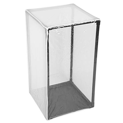 Natudeco Schmetterlingskäfig Insektenschmetterling Terrarium Schmetterlingskäfig Für Raupen Mit Reißverschlusstür Fliegende Insekten Netzkäfige Gewächshauszubehör 16,5 "x 16,5" X 30,3 " von Natudeco