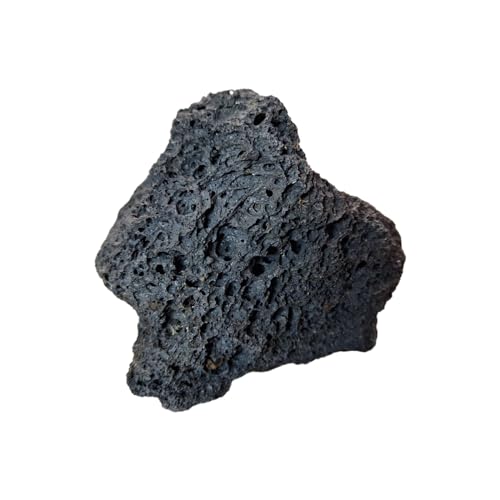 Natunae Natunae Aquarium Lava Steine Schwarz für Aquarium, Natürsteine Lava Schwarze Aquariumsteine, Lavasteine (S/M), 8-15 cm von Natunae