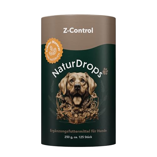 NaturDrops Z-Control Hundesnacks mit Funktion, 125 Stück, mit ätherischen Ölen zur Zeckenabwehr, 100% natürlich - 250 g NaturDrops Z-Control Hundesnacks mit Funktion, 125 Stück, mit ätherischen Ölen zur Zeckenabwehr, 100% natürlich - 250 g von NaturDrops