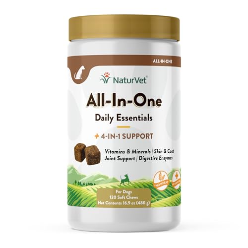 NaturVet All-in-One 4-in-1 angereichertes Futter für Hunde, weich zu kauen NaturVet All-in-One 4-in-1 angereichertes Futter für Hunde, weich zu kauen von NaturVet