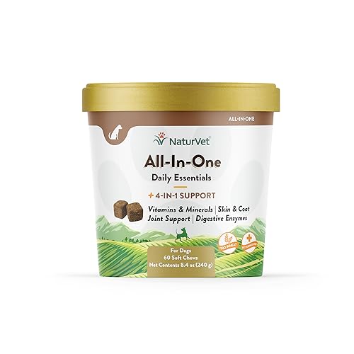 NaturVet All-in-One 4-in-1 angereichertes Futter für Hunde, weich zu kauen von NaturVet