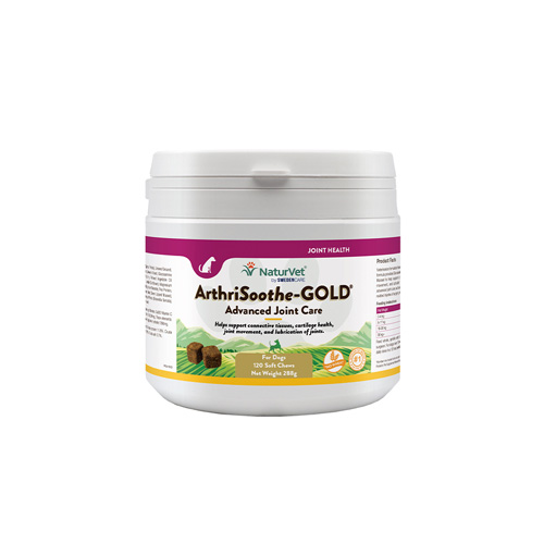 NaturVet ArthriSoothe-Gold Snacks - 120 Chews NaturVet ArthriSoothe-Gold Snacks - 120 Chews von NaturVet