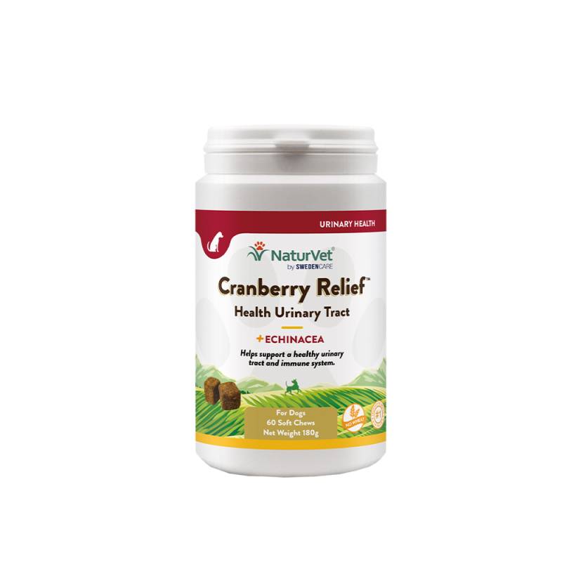NaturVet Cranberry Relief - 60 Kautabletten von NaturVet