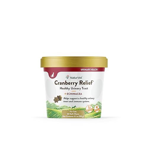 NaturVet Cranberry Relief and Echinacea Cat Soft Chew Urinary Tract 60 ct von NaturVet