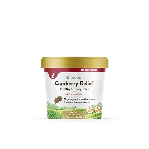 NaturVet Cranberry Relief and Echinacea Cat Soft Chew Urinary Tract 60 ct von NaturVet