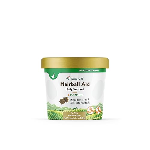 NaturVet Hair Ball Aid Supplements Plus Pumpkin Soft Chew Cup for Cats 60ct NaturVet Hair Ball Aid Supplements Plus Pumpkin Soft Chew Cup for Cats 60ct von NaturVet