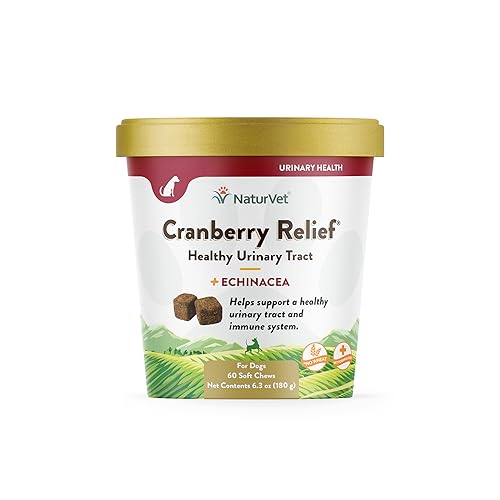 NaturVet CRANBERRY RELIEF and Echinacea Soft Chew Dog Urinary Tract 60 count von NaturVet