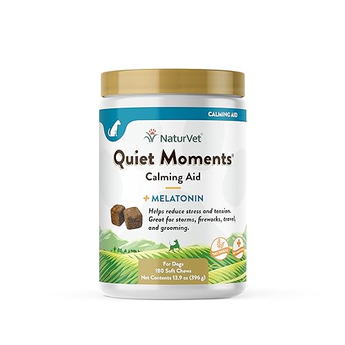 NaturVet Quiet Moments Soft Chews Reduce Stress Travel Motion Sickness 180 count von NaturVet
