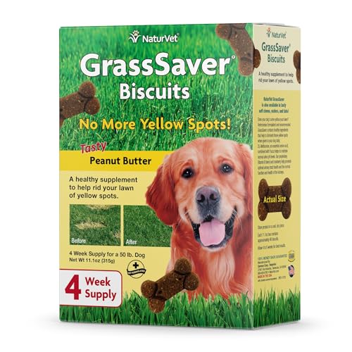 NaturVet GrassSaver Hundkekse gegen gelbe Rasenflecken 312g von NaturVet