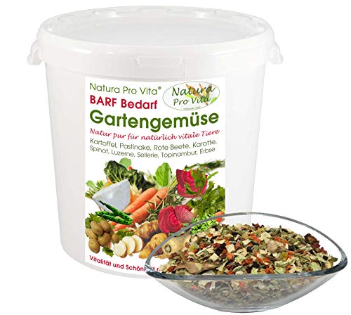 Gemüsemix Hunde Barf Gemüse Hund glutenfrei getreidefrei kalorienarme Gemüsemischung Deutscher Anbau Barf Ergänzung Hund Natura ProVita 3kg von Natura Pro Vita