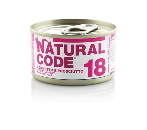 Katzenfutter Natural LINE SRL Natural Code KOT 85G 18 Makrela/Ham SOS / 24 von Natural Code