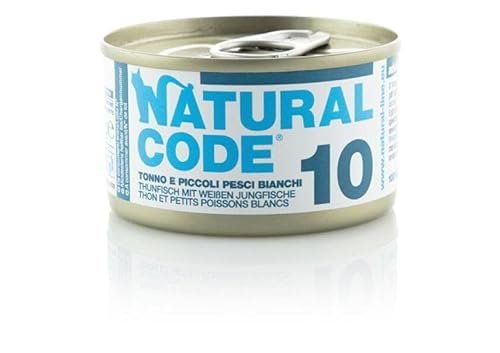 Katzenfutter Natural LINE SRL Naturcode KOT 85G 10 Thuna/Fisch SOS / 24 von Natural Code