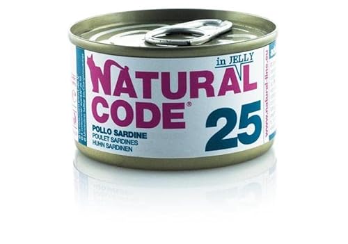 NATURAL CODE 25 POLLO E SARDINE IN JELLY. 85GR von Natural Code