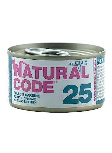 NATURAL CODE 25 POLLO E SARDINE IN JELLY. 85GR NATURAL CODE 25 POLLO E SARDINE IN JELLY. 85GR von Natural Code