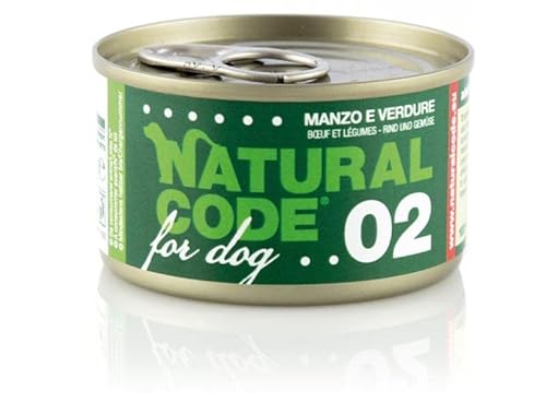 NATURAL CODE Dog 02 MANZO E Grün 90 g von Natural Code