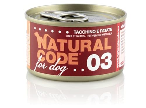 NATURAL CODE Dog 03 Tacchino E Patte. 90 g von Natural Code