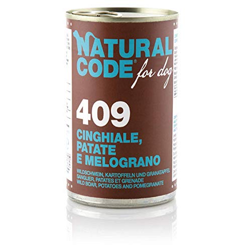 Natural Code Für 400 g Hunde, Wildschwein, Pastete und Granatapfel von Natural Code