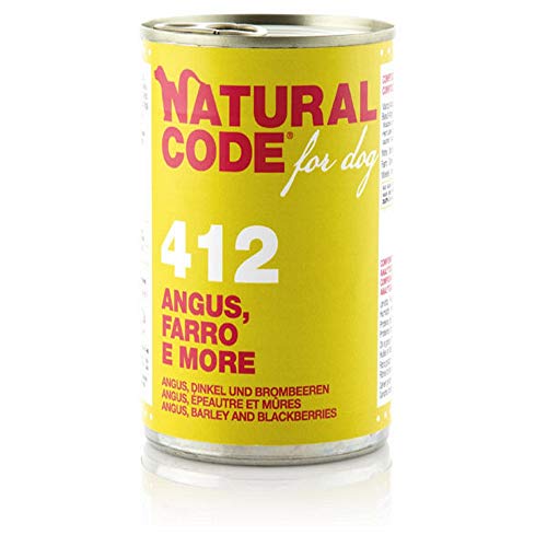 Natural Code für Hunde 400 G, Angus, Dinkel und More von Natural Code
