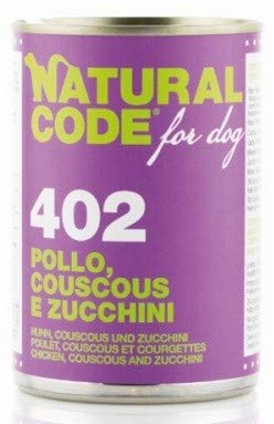Natural Code für Hunde 400 g Huhn Couscous und Mundstücke von Natural Code
