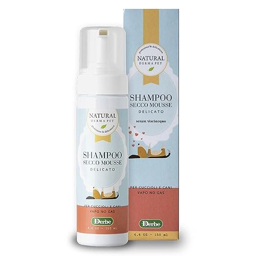 Natural Derma Pet Shampoo Secco Welpen und Hunde 200 ml 150 ml von Natural Derma Pet