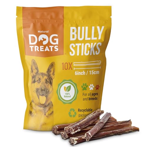 Natürliche Hundeleckerlis – Premium-Rindfleischsticks für Hunde – Ochsennerv für Hunde – Natürliche Kausnacks für Hunde – Hundesticks zum Kauen – 100% natürliche Hundesnacks – 5 Stück Natürliche Hundeleckerlis – Premium-Rindfleischsticks für Hunde – Ochsennerv für Hunde – Natürliche Kausnacks für Hunde – Hundesticks zum Kauen – 100% natürliche Hundesnacks – 5 Stück von Natural Dog Treats
