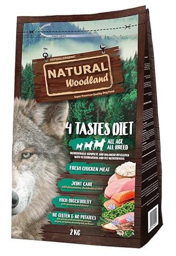 Natural Woodland 4 Tastes Diet | Super Premium Qualität | Hundefutter 2 kg von Natural Greatness