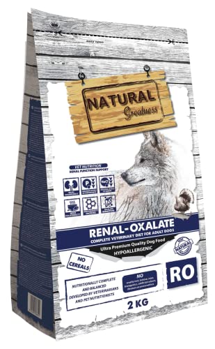 Natural Greatness 2 kg Veterinary Diet Dog renal Oxalate Complete hondenvoer von Natural Greatness
