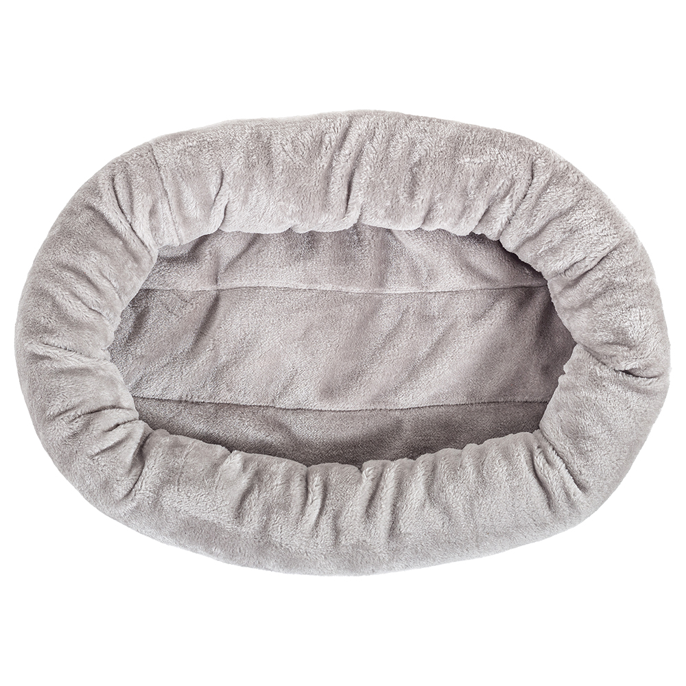 Natural Paradise Ersatzteile - Kuschelbett Oval (L 61 x B 46 x H 11 cm, grau) von Natural Paradise