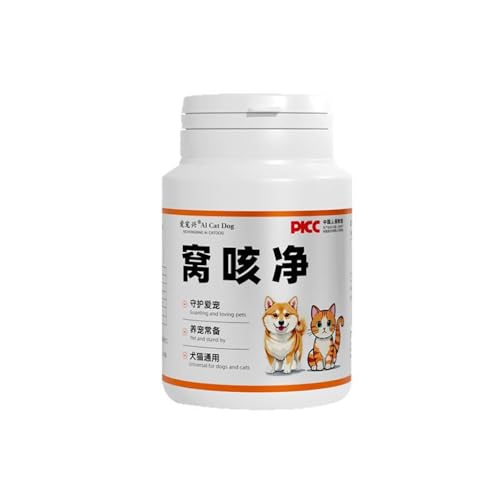 Husten Relief Tabletten für Hunde und Katzen, Kräuterformel, Atemwegsunterstützung Husten Relief Tabletten für Hunde und Katzen, Kräuterformel, Atemwegsunterstützung von Ellisalano