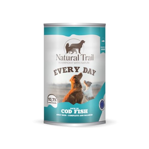 NATURAL TRAIL Every Day Dog 400g reich an KABELJAU Premiumfutter Nassfutter für Hunde von Natural Trail