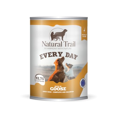 NATURAL TRAIL Every Day Dog 800g reich an Gans Premiumfutter Nassfutter für Hunde von Natural Trail