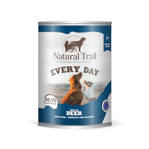 NATURAL TRAIL Every Day Dog 800g reich an REH Premiumfutter Nassfutter für Hunde von Natural Trail