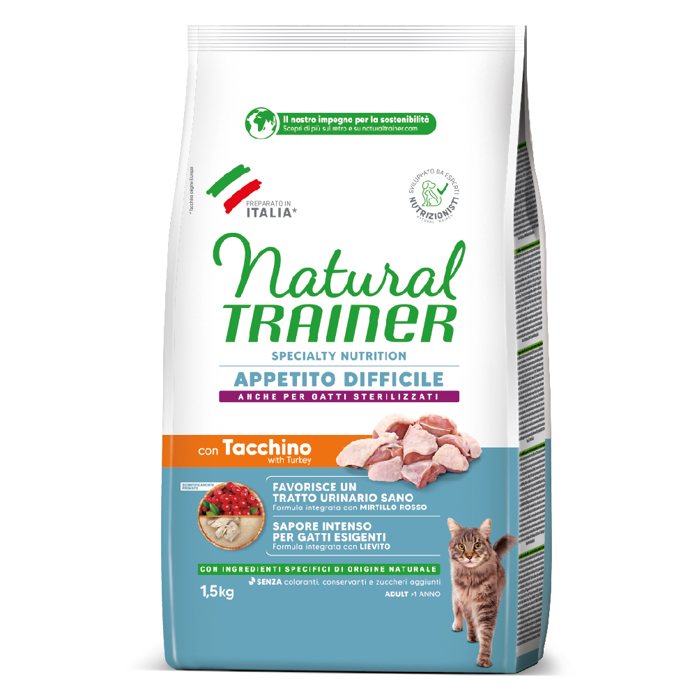 Natural Trainer Difficult Appetite Pute - Sparpaket: 2 x 1,5 kg Natural Trainer Difficult Appetite Pute - Sparpaket: 2 x 1,5 kg von Natural Trainer Cat