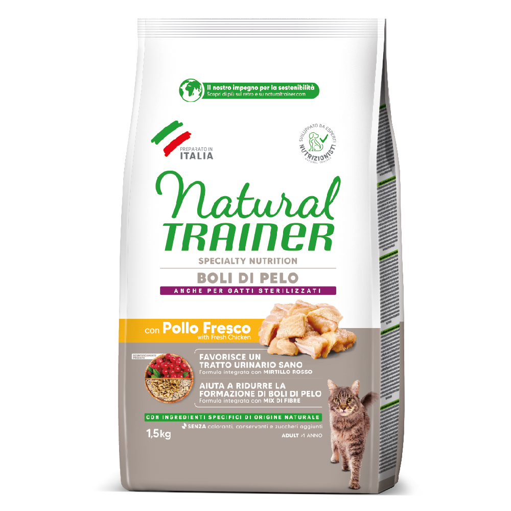 Natural Trainer Hairball Huhn - Sparpaket: 2 x 1,5 kg von Natural Trainer Cat