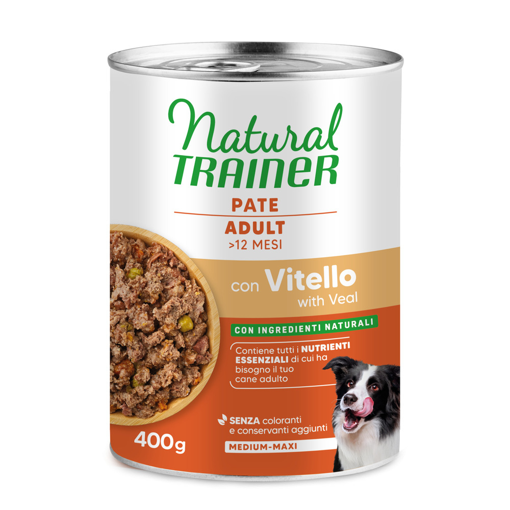 9 + 3 gratis! 12 x 415 g / 400 g Natural Trainer - Pate Medium & Maxi Adult Kalbfleisch 12 x 400 g 9 + 3 gratis! 12 x 415 g / 400 g Natural Trainer - Pate Medium & Maxi Adult Kalbfleisch 12 x 400 g von Natural Trainer