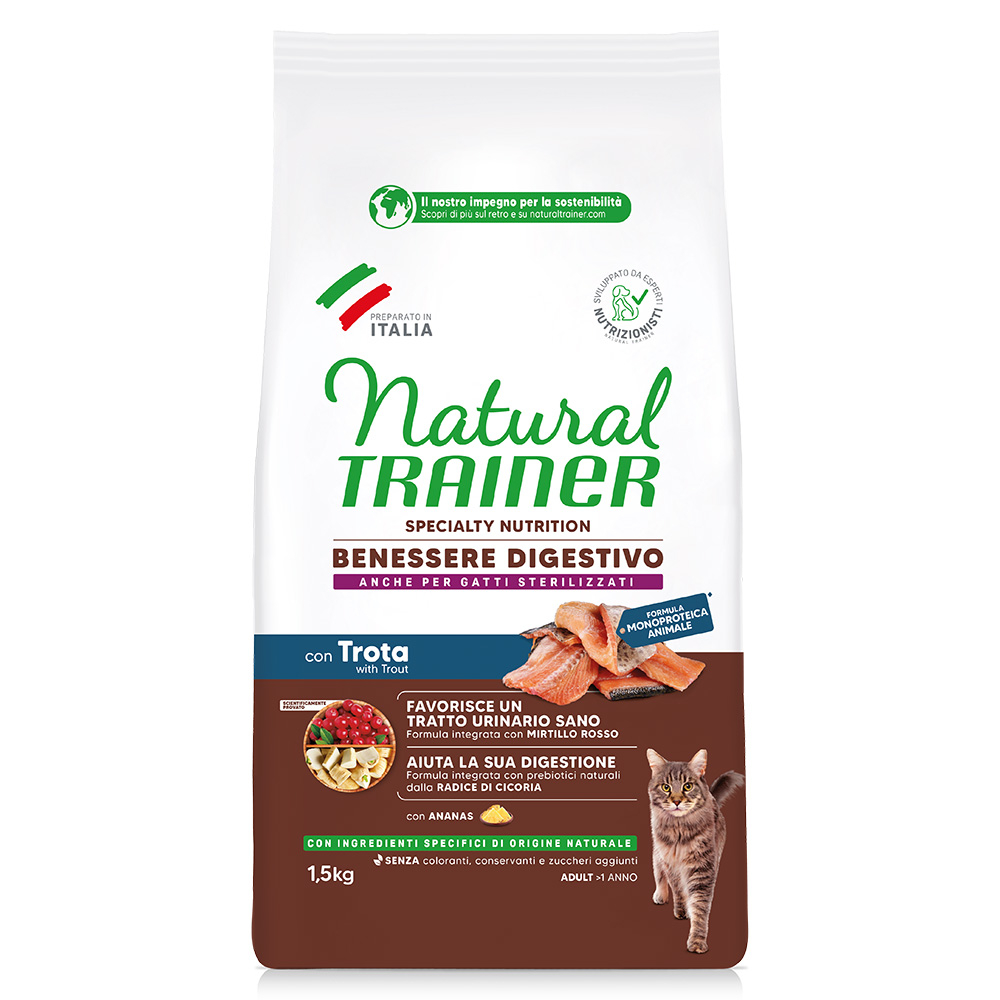Natural Trainer Benessere Digestivo Forelle - 1,5 kg Natural Trainer Benessere Digestivo Forelle - 1,5 kg von Natural Trainer