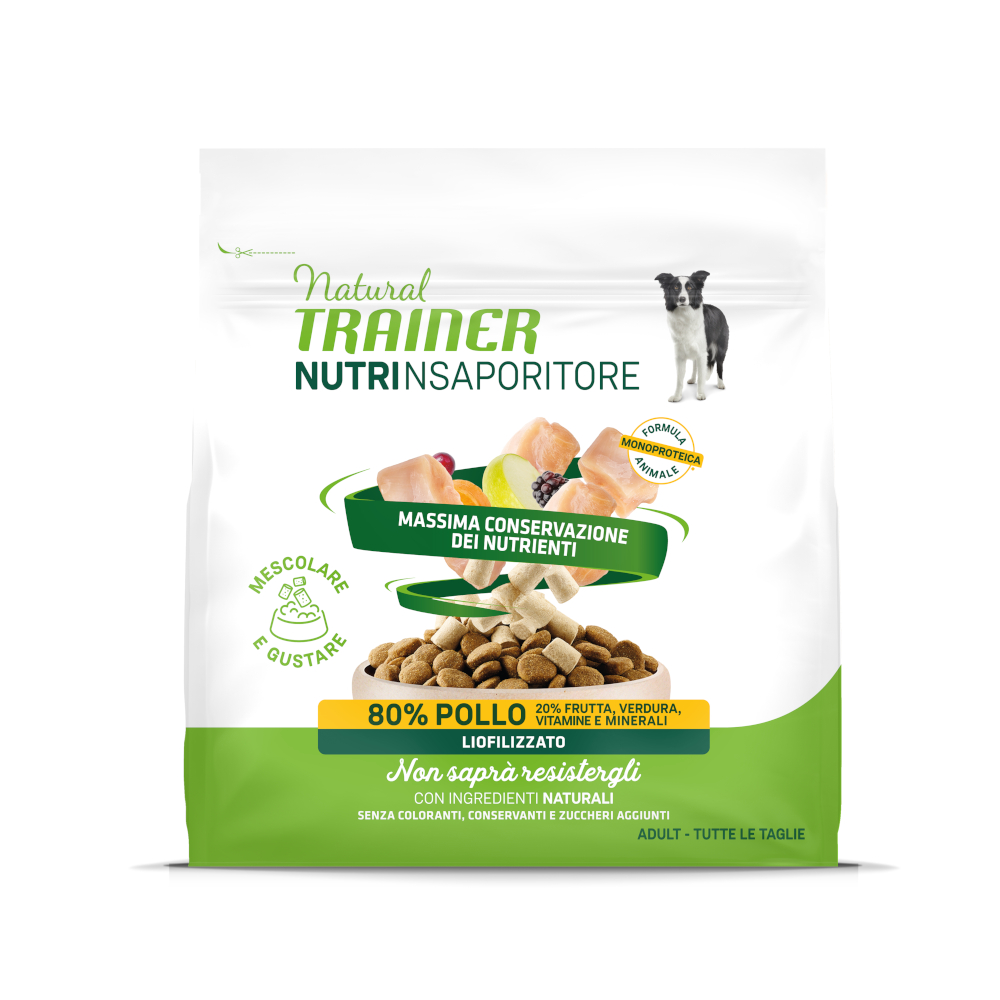 Natural Trainer NutrInsaporitore Gefriergetrocknete Toppers Adult 120 g - Huhn von Natural Trainer