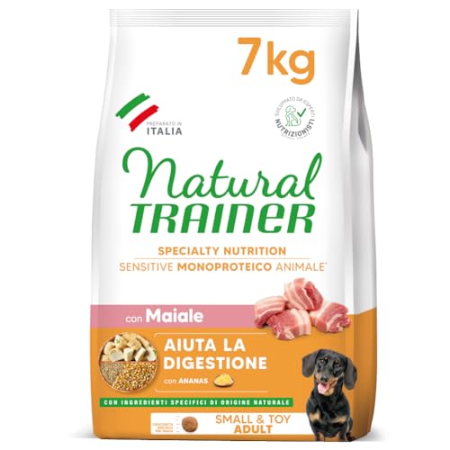 Natural Trainer Sensitive No Gluten Hundefutter für Erwachsene Hunde Small & Toy mit Schwein - 7 kg Natural Trainer Sensitive No Gluten Hundefutter für Erwachsene Hunde Small & Toy mit Schwein - 7 kg von Natural Trainer