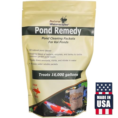 Natural Waterscapes Teichmittel | Koi-Teichreinigungs-Pakete | behandelt bis zu 16.000 Gallonen Natural Waterscapes Teichmittel | Koi-Teichreinigungs-Pakete | behandelt bis zu 16.000 Gallonen von Natural Waterscapes