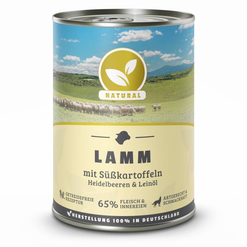 Natural | Lamm mit Süßkartoffel & Leinöl | 30 x 400 g von Natural
